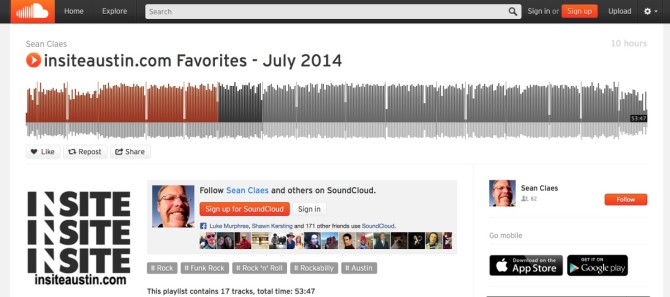 “Try My Love” Featured in INsite Austin Magazine’s July 2014 Mixtape